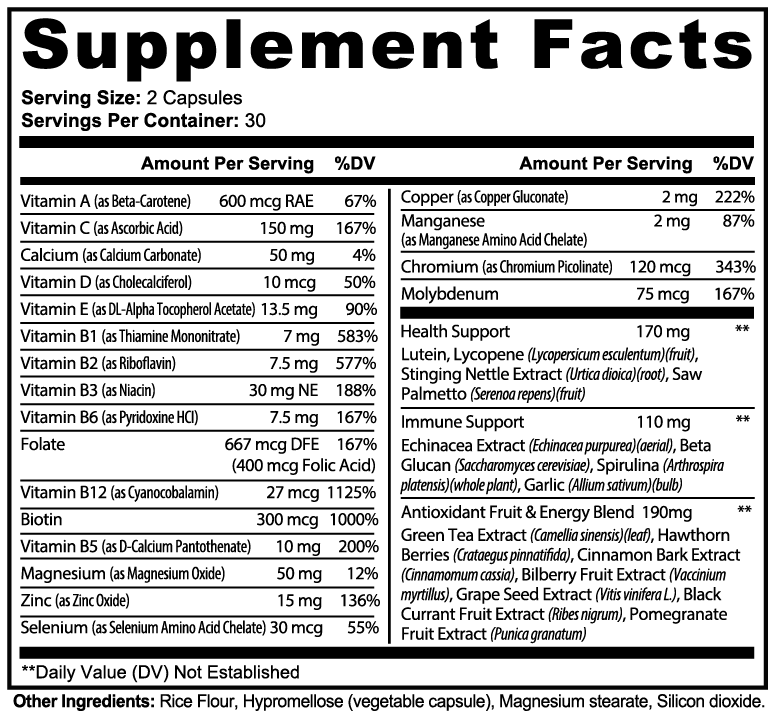 Every Freekin Day: Complete Multivitamin