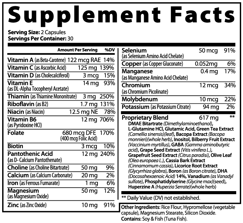 FLO STATE: Nootropic Brain & Focus Formula